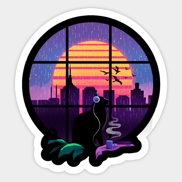 2 A.M. Mood Sticker by DANDINGEROZZ